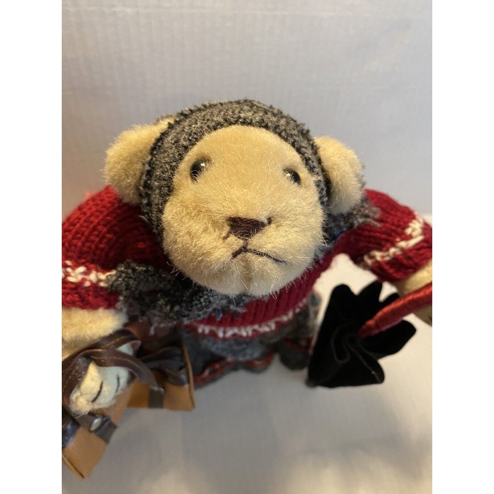 Grandma Plush Teddy Bear Musical Wind Up Moving Head Umbrella & Bag *FLAW*